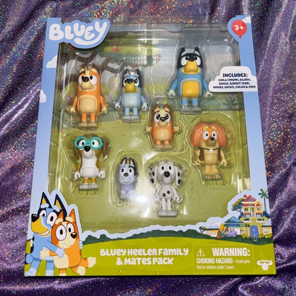 Bluey Family Pack Toy Set - Picture 2 of 7